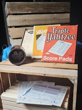 Vintage, COLLECTABLE, Score Pads - Orange - Classic Game Accessory